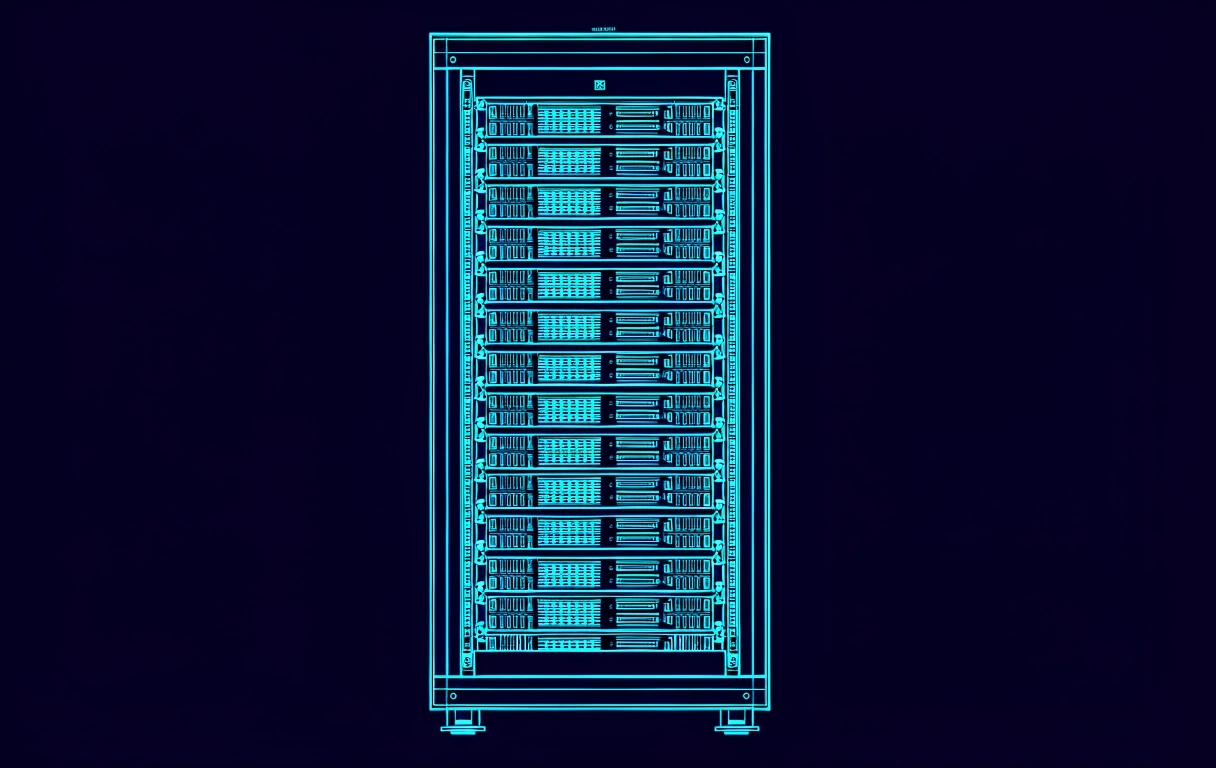 Server infrastructure supporting secure HR data management.